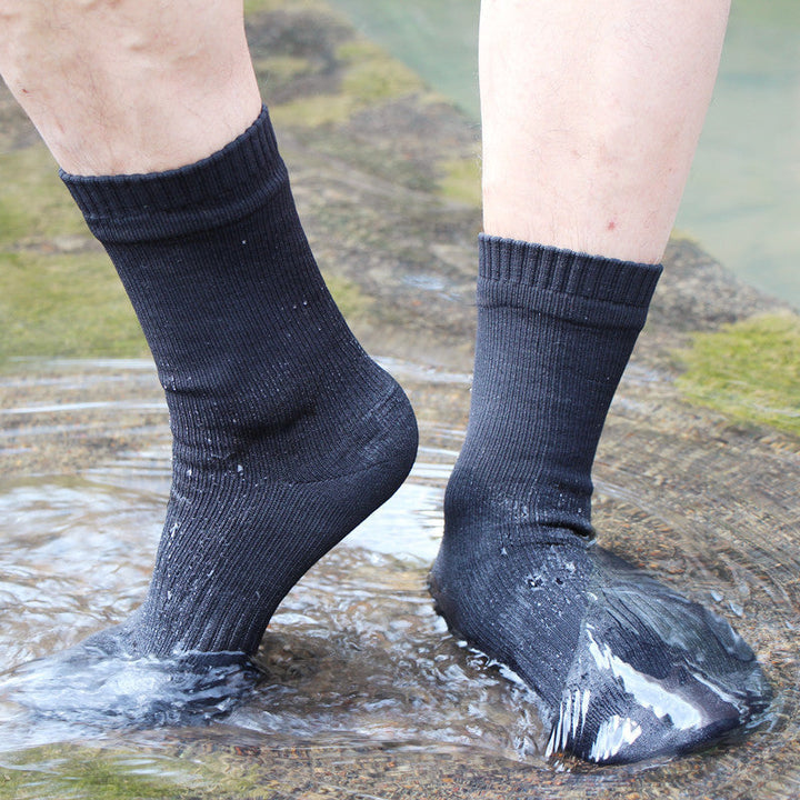 Waterproof Socks, Unisex Hiking Wading Trail Running Kayaking Crew Socks