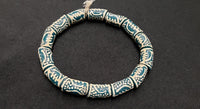 African Beads, Gye Nyame Glass Beads for Jewelry Making