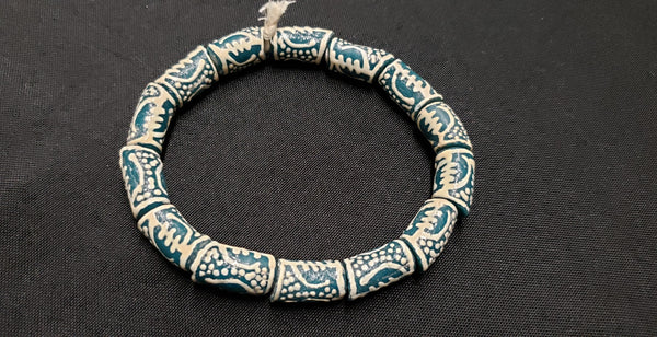 African Beads, Gye Nyame Glass Beads for Jewelry Making