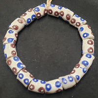 African glass beads, evil eye beads, AAB# 1583