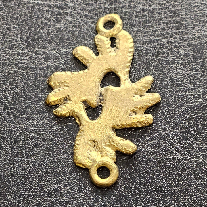 Ashanti Brass Obi Nka Obi Pendant - Symbol of harmony/Individuality
