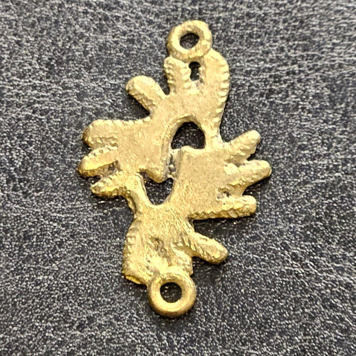 Ashanti Brass Obi Nka Obi Pendant - Symbol of harmony/Individuality