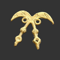 Adinkra Akofena African Brass Link/Pendant - Wear Courage
