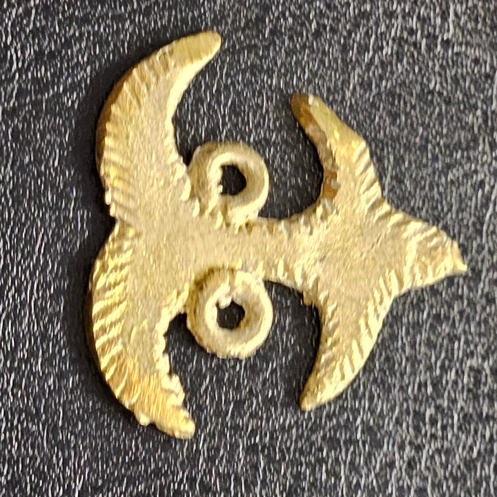 Handmade Adinkra Akokonan African Asante Brass Link/Pendant
