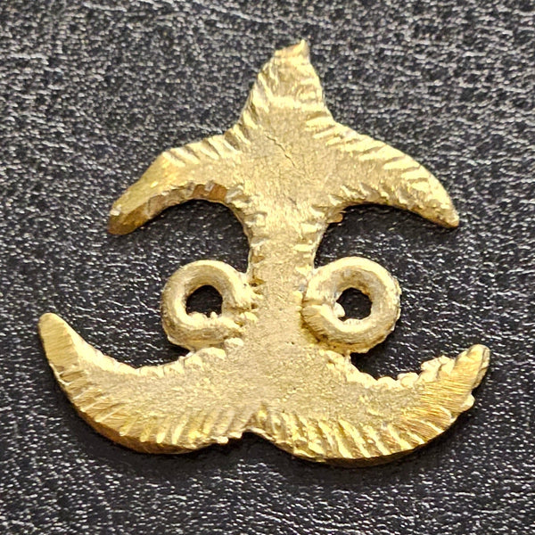 Handmade Adinkra Akokonan African Asante Brass Link/Pendant