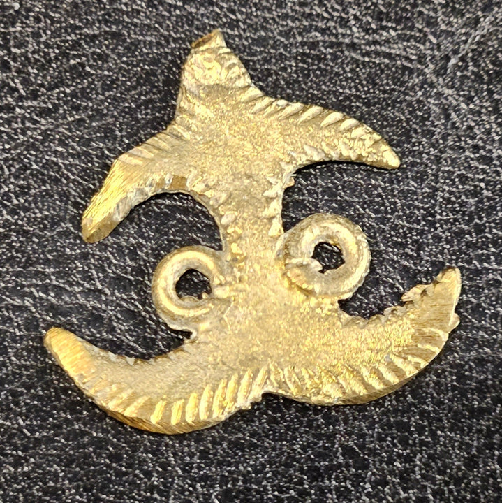 Handmade Adinkra Akokonan African Asante Brass Link/Pendant