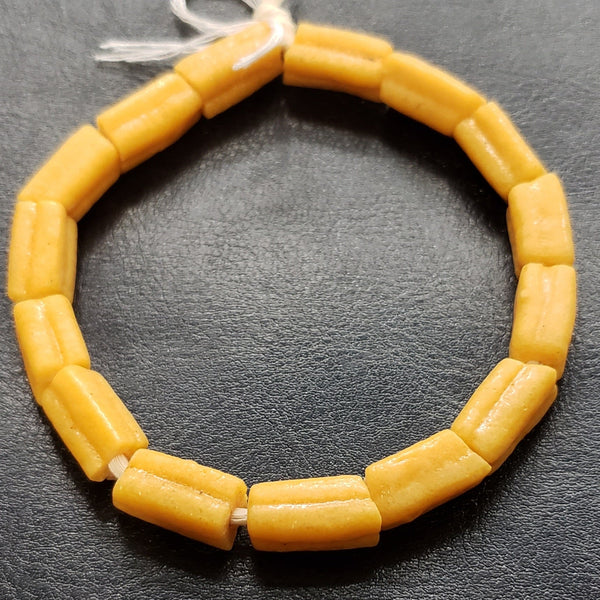 Handcrafted Krobo Tube Glass Beads - Endless Jewelry Making Possibilities