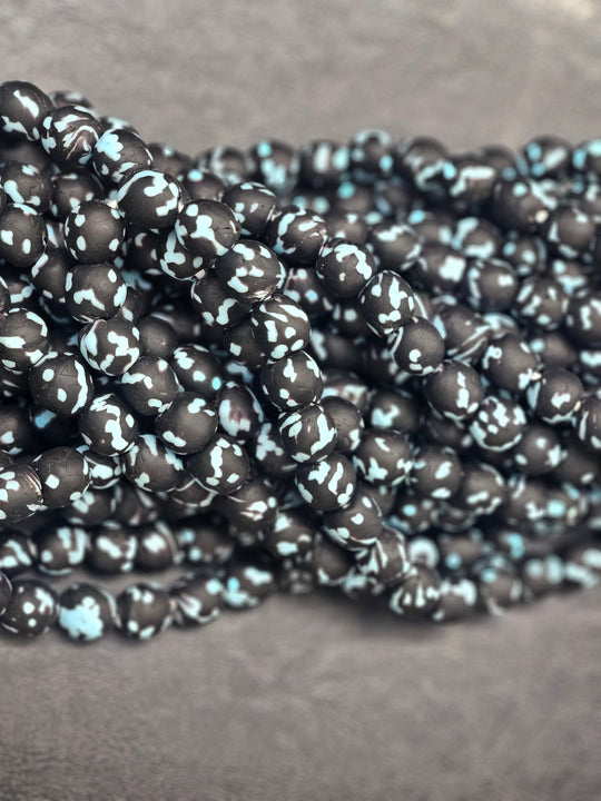 Fused African Recycled Glass Beads – Round #3518