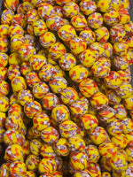 Fused African Recycled Glass Beads – Round #3513