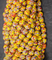Fused African Recycled Glass Beads – Round #3513