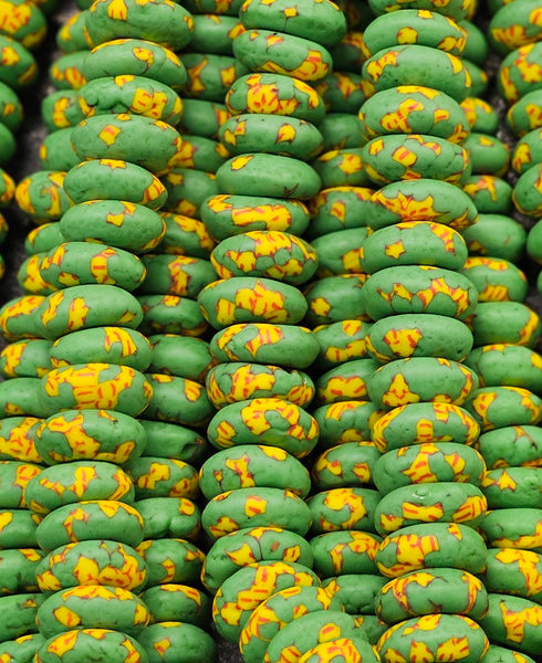 XLarge Refractured African Recycled Glass Spacer Beads – #3820