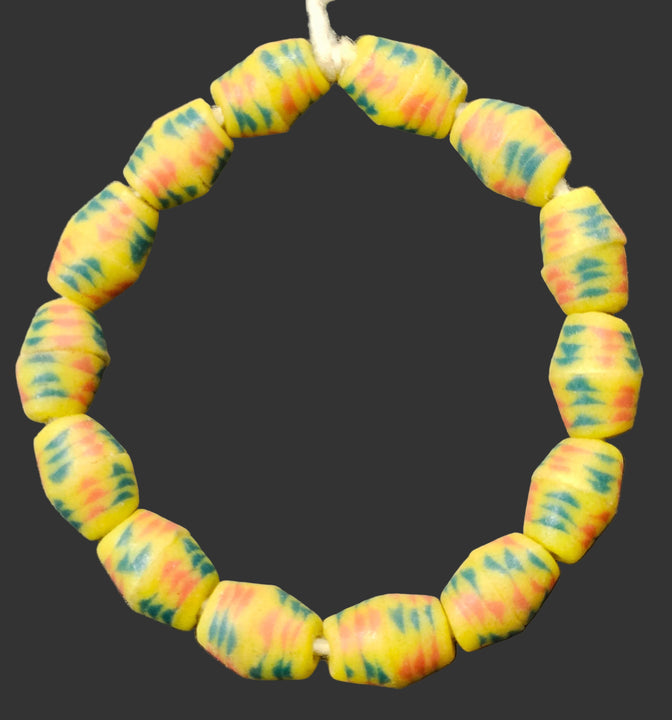 Handcrafted African Recycled Glass Beads - Chunky Beads #1802