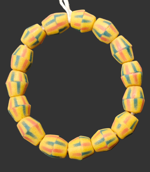 Handcrafted African Recycled Glass Beads - Chunky Beads #1803