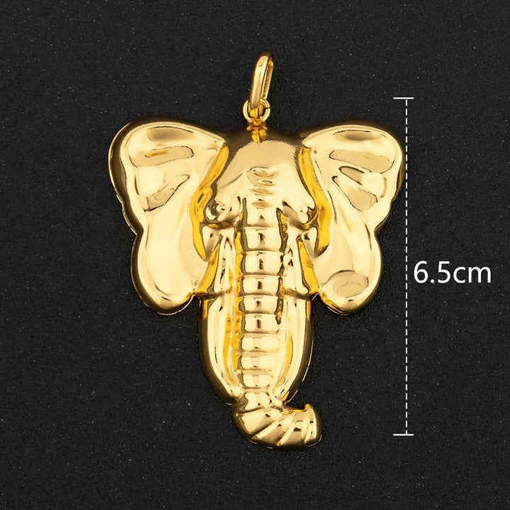 Gold Color Hip Hop Personality Pendant African Map Mermaid Dollar Euro Shape Pendant Party Jewelry Birthday Gifts