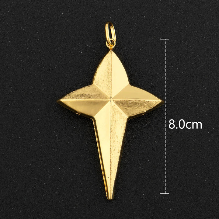 Gold Color Hip Hop Personality Pendant African Map Mermaid Dollar Euro Shape Pendant Party Jewelry Birthday Gifts