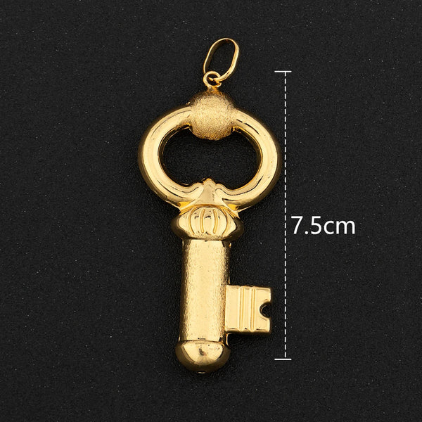 Gold Color Hip Hop Personality Pendant African Map Mermaid Dollar Euro Shape Pendant Party Jewelry Birthday Gifts