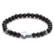 6mm Frosted Black Stone