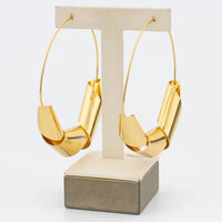 Luxury Gold Plated Dubai Jewelry Set For Women African Copper Twist Bold Design Earrings Necklace Bracelet Quality Jewelry Gift