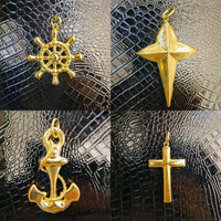 Gold Plated Pendants for Necklace Women Men Fashion 18k Gold Color African Map Design Pendant Jewelry Making for Party Daily