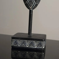 African Tribal Face Mask Decorative Sculpture for Home Decor