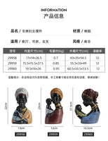Mother and Child African Tribal Figurine Decorative Sculpture