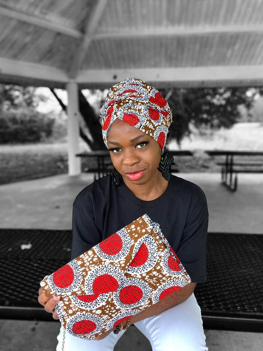 Ankara Purse and Head Wrap