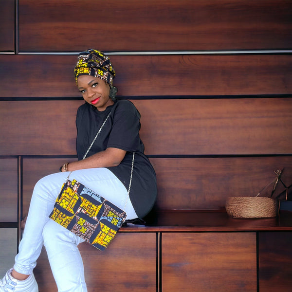 Ankara Purse and Head Wrap