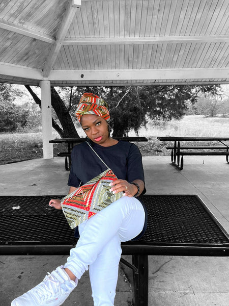 Ankara Purse and Head Wrap