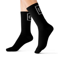 Black Square Golf Socks