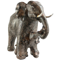 Large African Elephant and Calf Statue Decorative Home and Garden Decor