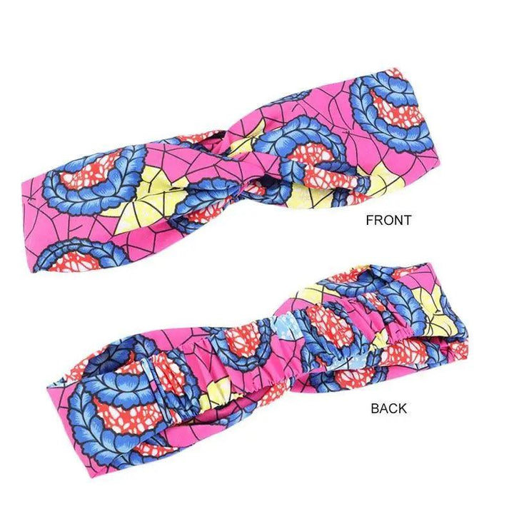 New Vintage African Print Stretch Bandana Head Wrap Long Scarf satin Floral Women Party Turban Headwear Cap Hair Accessories