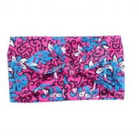 New Vintage African Print Stretch Bandana Head Wrap Long Scarf satin Floral Women Party Turban Headwear Cap Hair Accessories