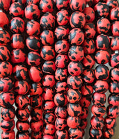 Fused African Recycled Glass Beads – Round #3514