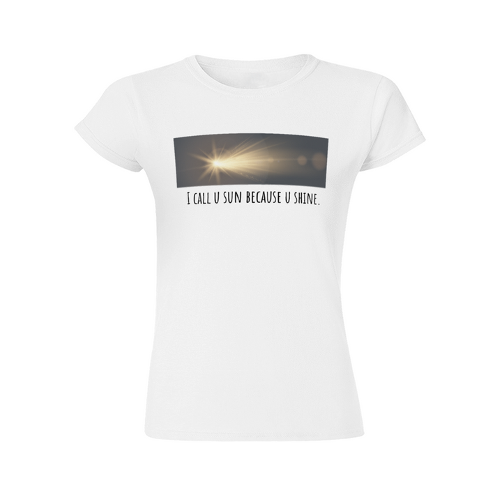 Women's Slim Fit T-Shirt - The Sun