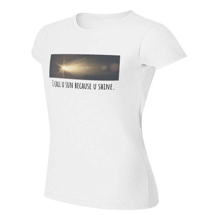 Women's Slim Fit T-Shirt - The Sun