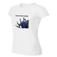 Women's Slim Fit T-Shirt - Credit Score